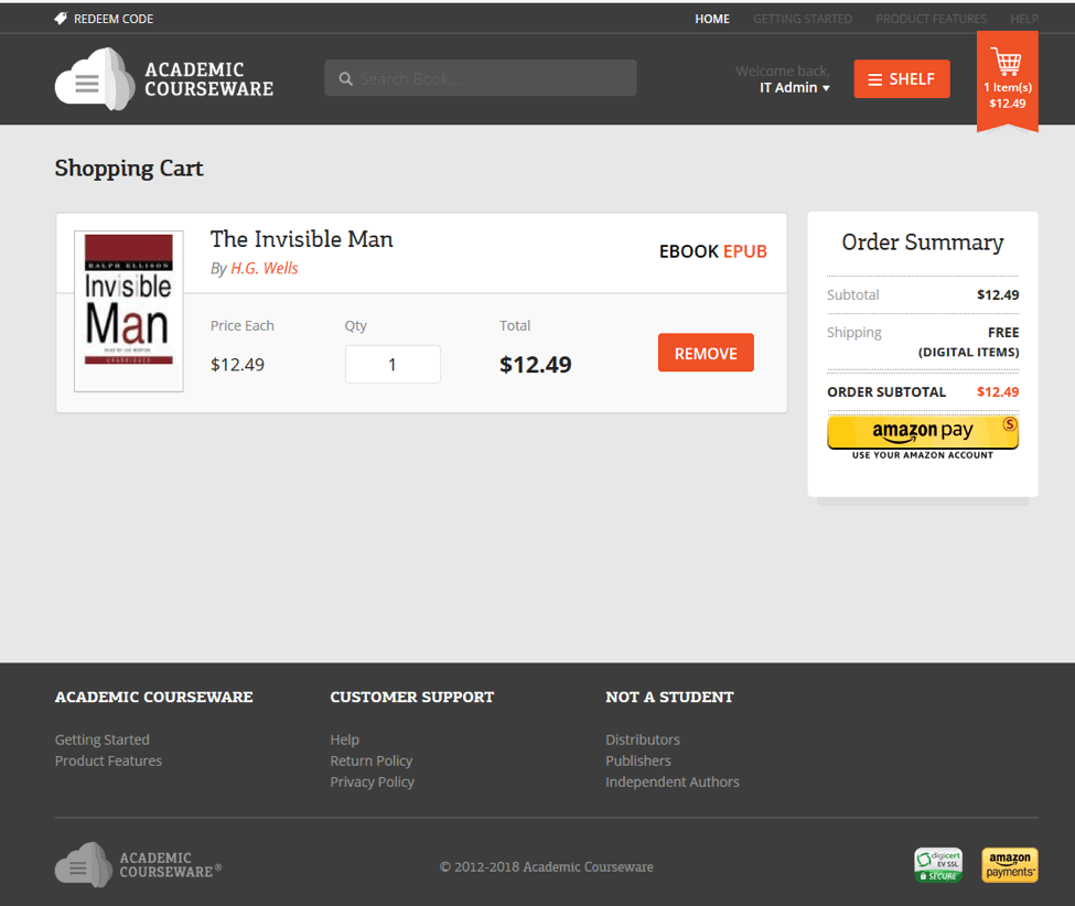 Cart Screenshot